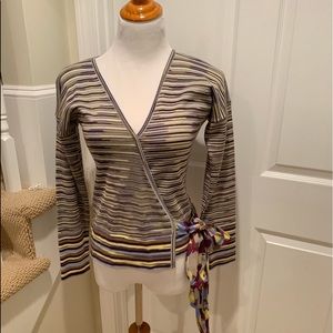 NWT, M Missoni wrap sweater, size 4